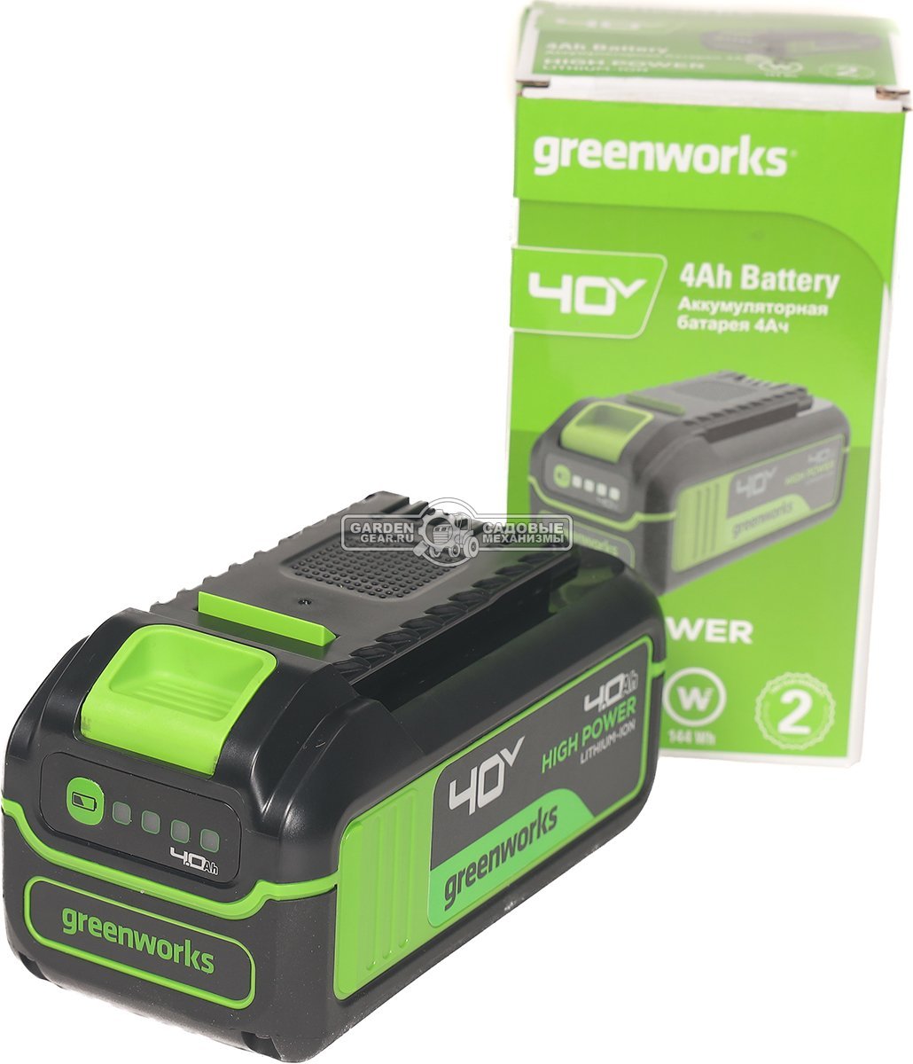 Аккумулятор GreenWorks High Power G40HP4 (PRC, Li-ion, 40V, 4 А/ч)