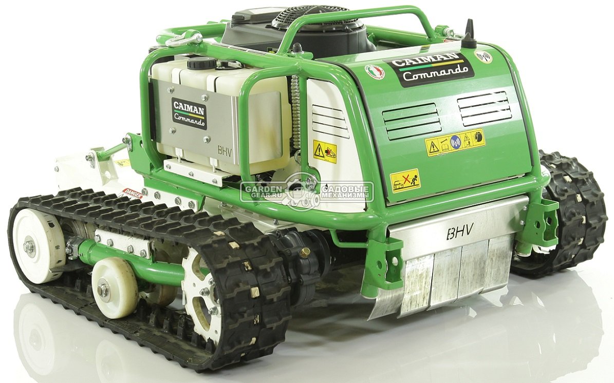 Робот газонокосилка для кошения склонов Caiman Commando с дистанционным управлением (ITA, 70 см., Kawasaki FS481V, 320 кг.)