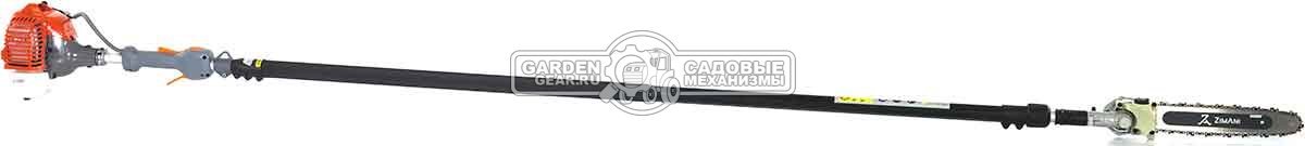 Высоторез бензиновый ZimAni PS226L Pro длина 4.2 м (PRC, 25,4 см3, Zenoah G26, 0,85 кВт/1,2 л.с., Walbro, 12", 3/8", 1,3 мм., 44E, 7,6 кг.)