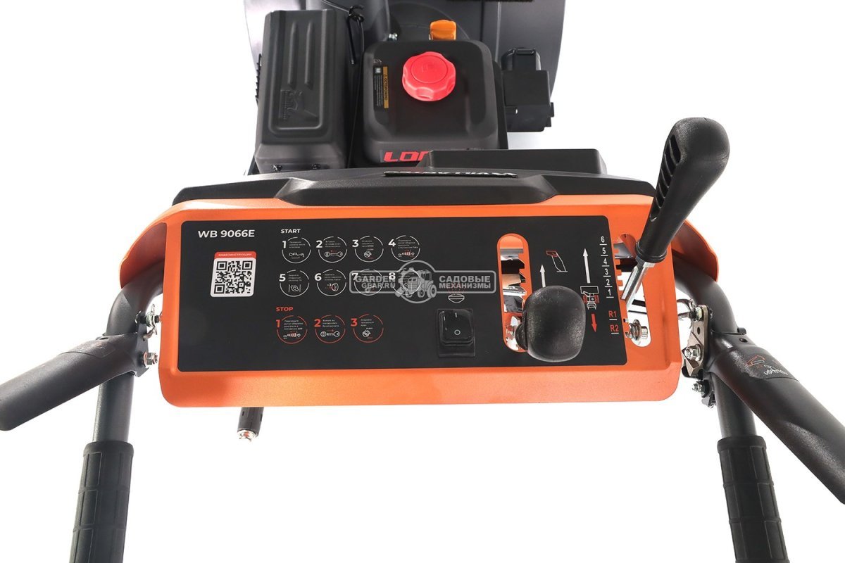 Снегоуборщик Villartec WB9066E (PRC, 66 см, Loncin, 252 см3, эл/стартер 220В, фара, скорости 6/2, 80 кг)