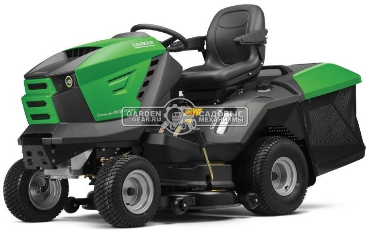 Садовый трактор Caiman Comodo Max 2WD 107D2K2 (CZE, Kawasaki, 603 куб.см, гидростатика, дифференциал, травосборник 380 л, 102 см., 280 кг.)