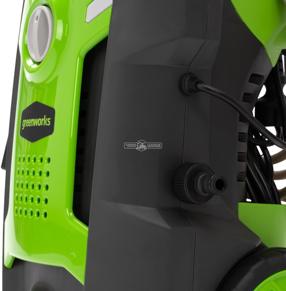 Мойка высокого давления GreenWorks GPWG3II (PRC, 1700 Вт, 120 бар, 400 л/ч, вес 7.6 кг)