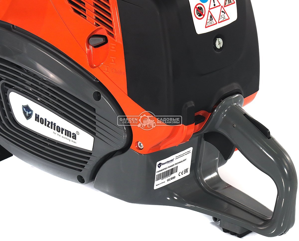 Бензорез Holzfforma GC890 16" (PRC, 98,5 см3, 5.0 кВт/6.8 л.с., диаметр круга 400 мм, глубина реза 145 мм, 15 кг)