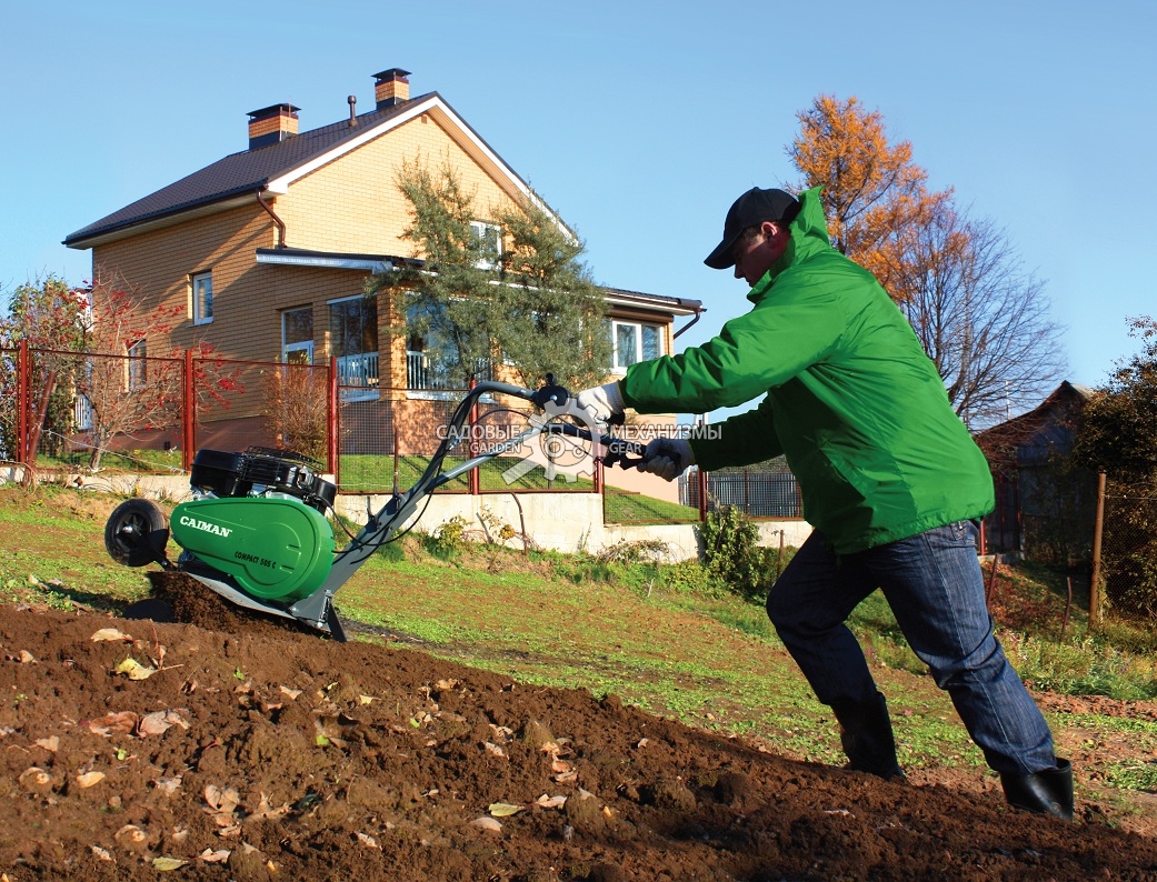 Культиватор Caiman Elite 60S D2 (FRA, Subaru EP17 OHC, 169 куб.см., пневмосцепление, 1 вперед/1 назад, 30-60-90 см., 57 кг.)