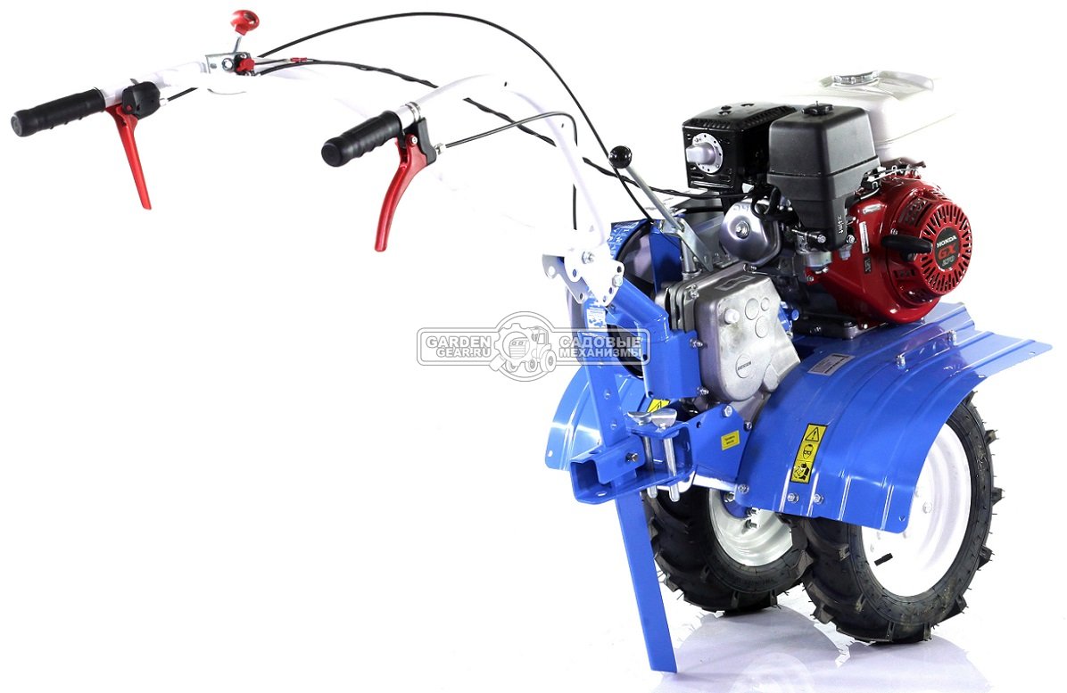 Мотоблок Нева МБ23 Honda GX270 9.0 (RUS, колеса 4.50х10, 270 см3, дифференциал, 85 см, 4 вперед/2 назад, шкив, 105 кг)