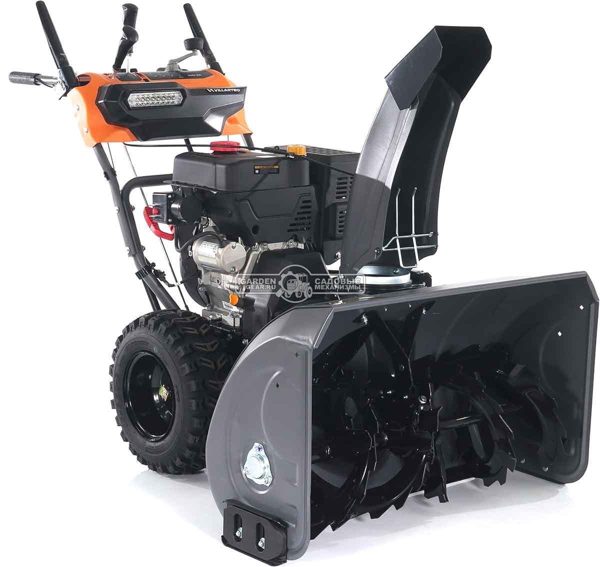 Снегоуборщик Villartec WB1387E (PRC, 86 см, Loncin, 375 см3, эл/стартер 220В, фара, подогрев рукояток, дифференциал, скорости 6/2, 127 кг)