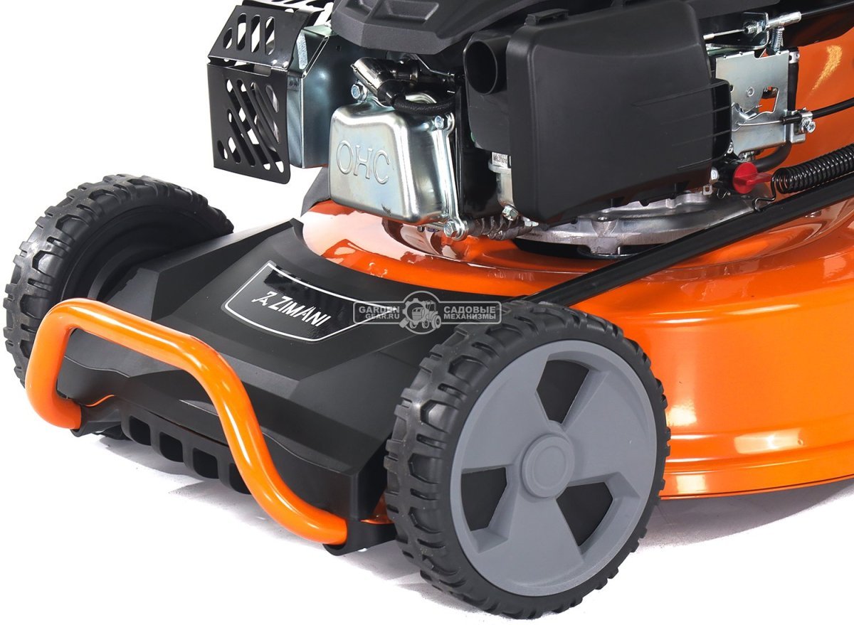 Газонокосилка бензиновая ZimAni LC548V (PRC, 48 см, Yamaha MA175, 174 см3, 3 в 1, Quattro Blade, вариатор, 80 л, 40 кг)