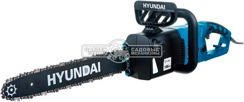 Электропила Hyundai LXE 1820 16&quot; (PRC, 1800 Вт, 3/8&quot;, 1.3 мм, продольное расп. двиг., 4.8 кг)