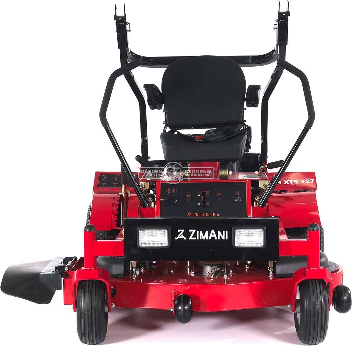 Садовый райдер ZimAni XT5 127 H-Pro с усиленной декой с нулевым радиусом разворота (PRC, Honda GXV690, 688 куб.см, гидростатика, 127 см, 450 кг)