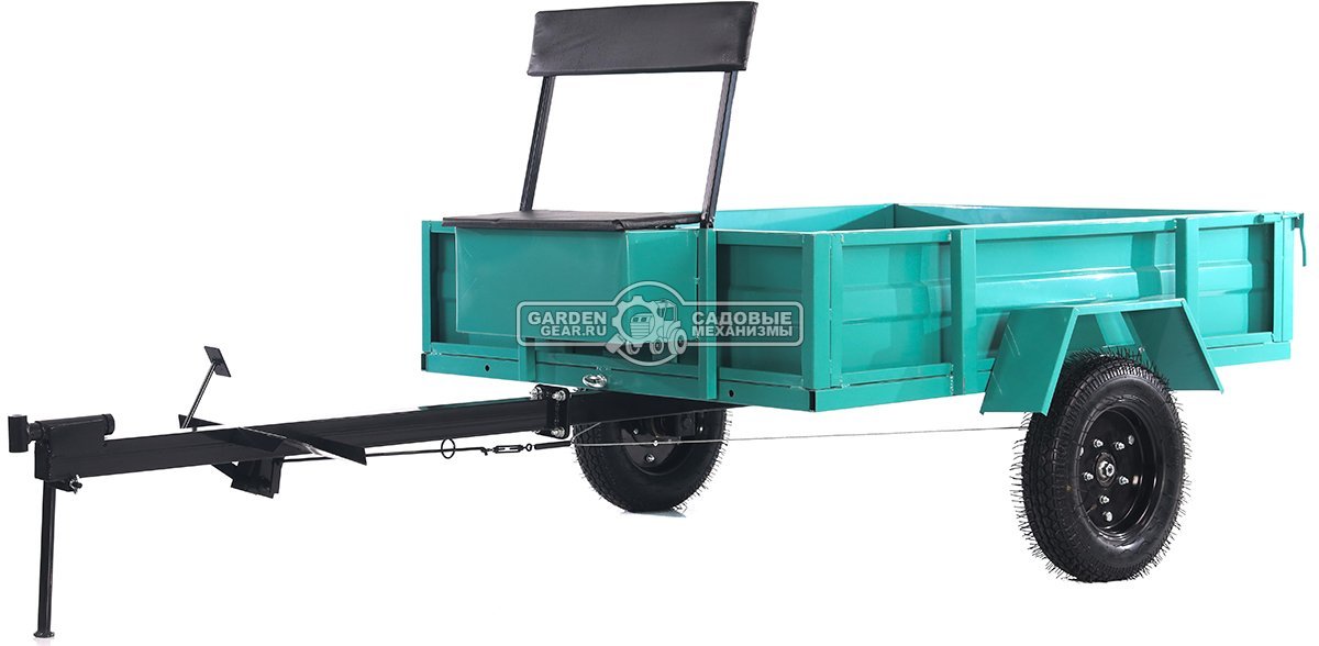 Тележка прицепная ТМ-360 голубая (1500 х 1100 мм, 100 кг)