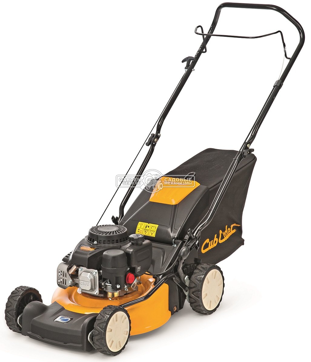 Газонокосилка бензиновая несамоходная Cub Cadet LM1 AP46 (HUN, 46 см., Cub Cadet 35 OHV, 99 куб.см., сталь, 60 л., 2 в 1, 28 кг.)