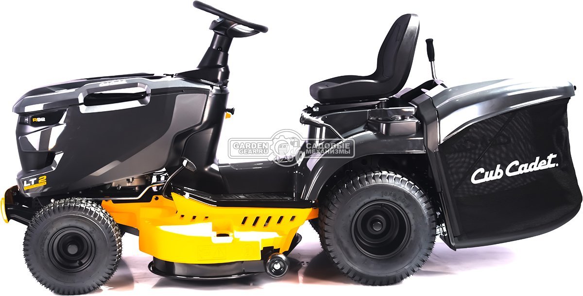 Садовый трактор Cub Cadet LT2 R92 (PRC, Cub Cadet, 547 куб.см., гидростатика, травосборник 245 л, ширина кошения 92 см, 198 кг)