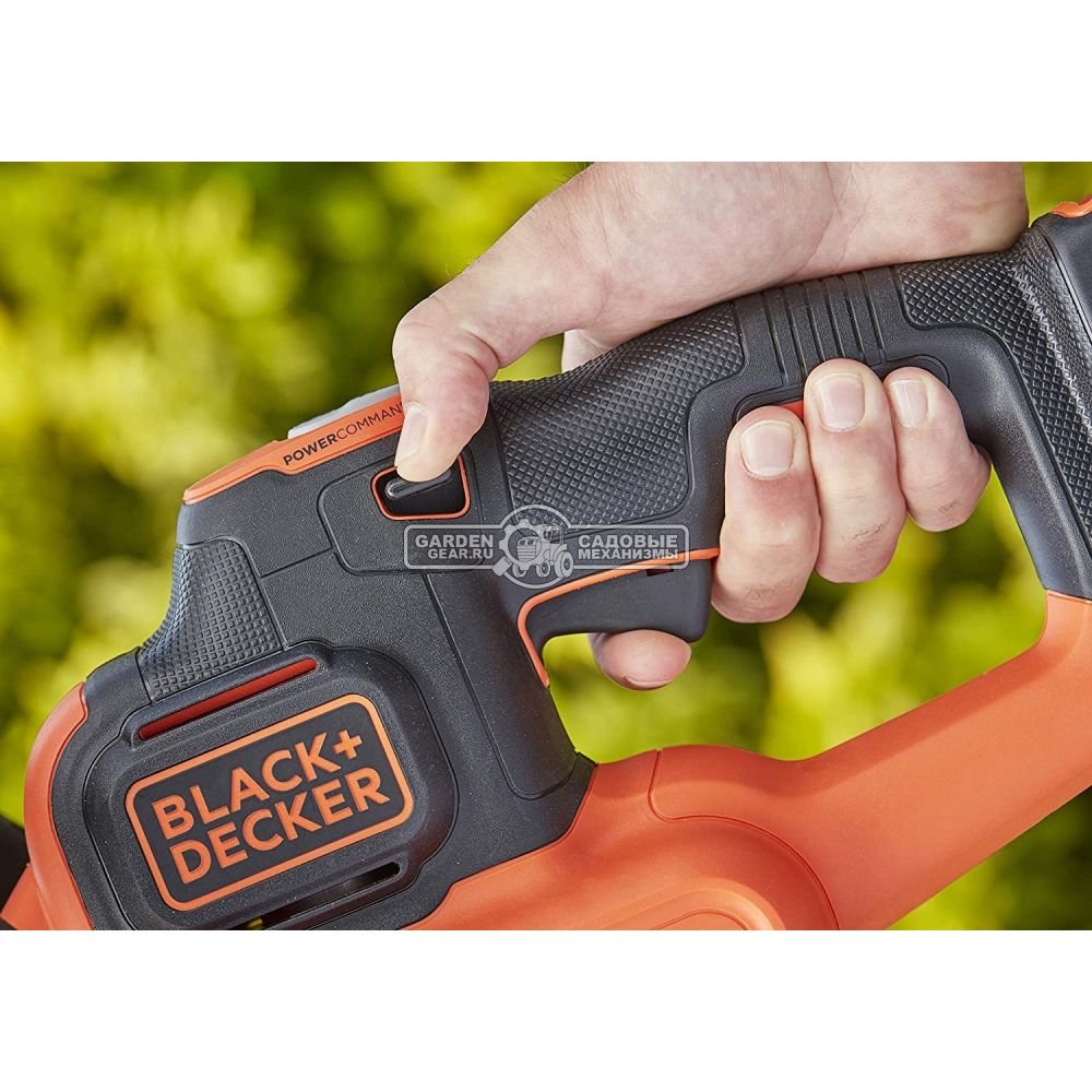 Кусторез аккумуляторный Black+Decker BCHTS36B без АКБ и ЗУ (PRC, 36В, 55 см, ветки до 22 мм, 3 кг)