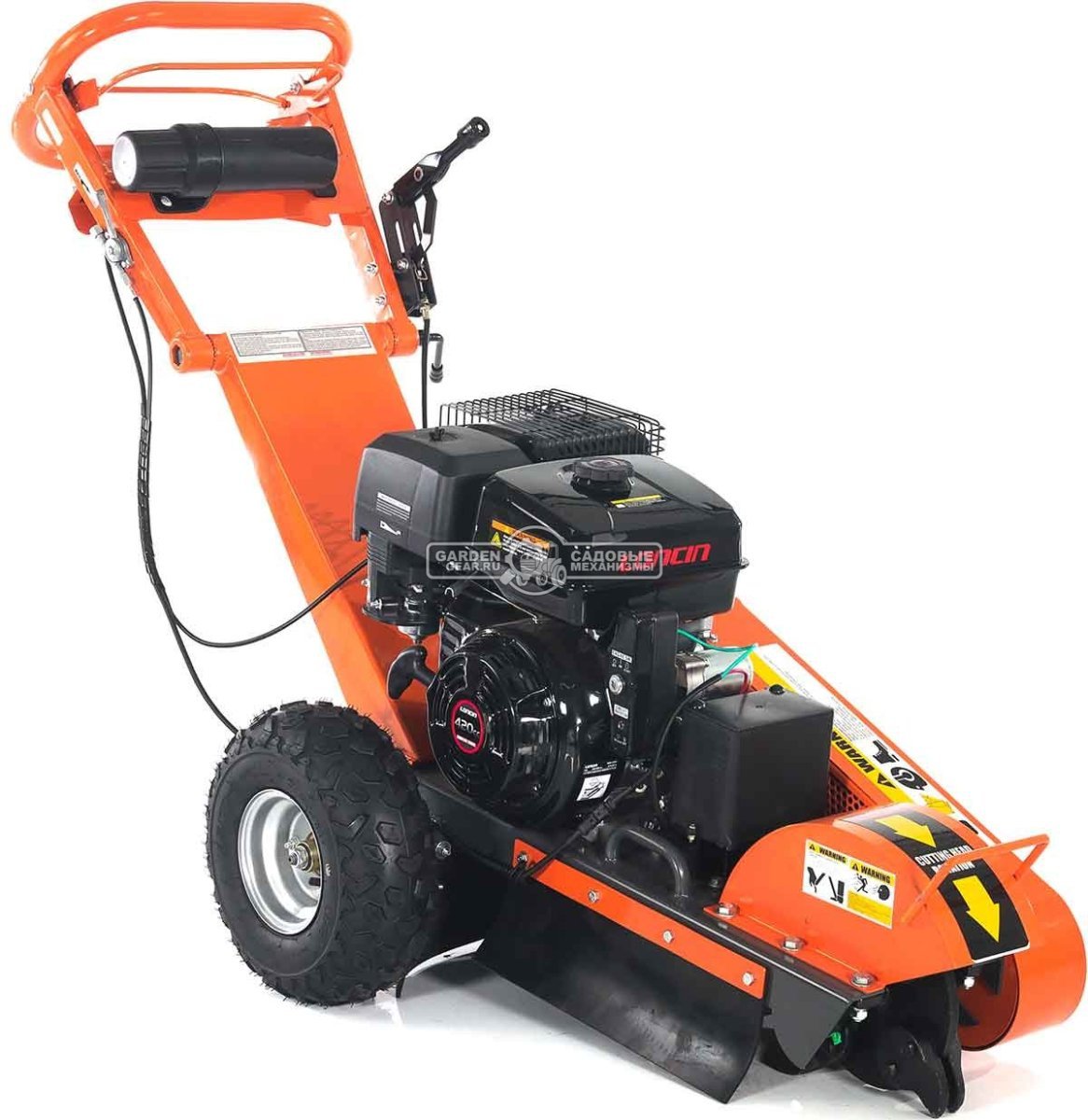 Измельчитель пней ZimAni SG350 с эл/стартером (PRC, Loncin G420F, 420 см3, диаметр фрезы 300 мм, 104 кг)