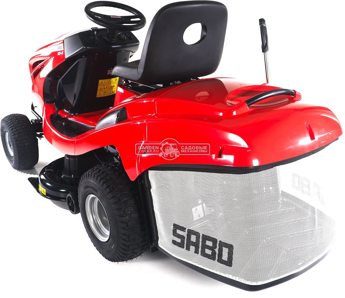 Садовый трактор SABO 93-H (GER, Sabo V-Twin, 708 куб.см., гидростатика, травосборник 250 л., ширина кошения 95 см, 237 кг.)