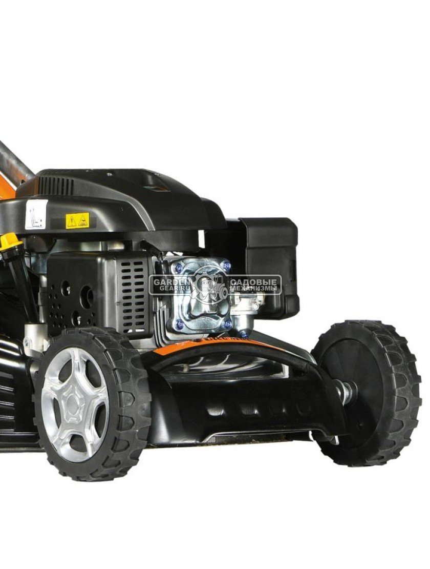 Газонокосилка бензиновая несамоходная Oleo-Mac G 53 PK Comfort SD с боковым выбросом (ITA, 53 см, EMAK K650, 159 см3, сталь, 2 в 1, 25 кг)