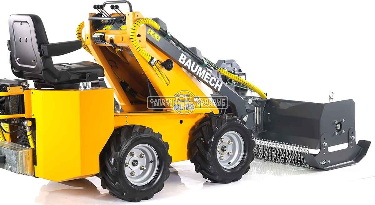 Универсальная машина мини-погрузчик Baumech ML-02 Pro + мульчер 110 см. с двигателем Zongshen GB750 EFI V-Twin инжектор