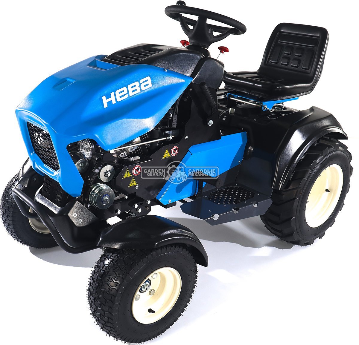 Садовый трактор Нева MT1-ZS (RUS, дека 110 см. - опция, Zongshen GB420SE, 420 см3, механич.трансмиссия, фара, боковой выброс, 395 кг)