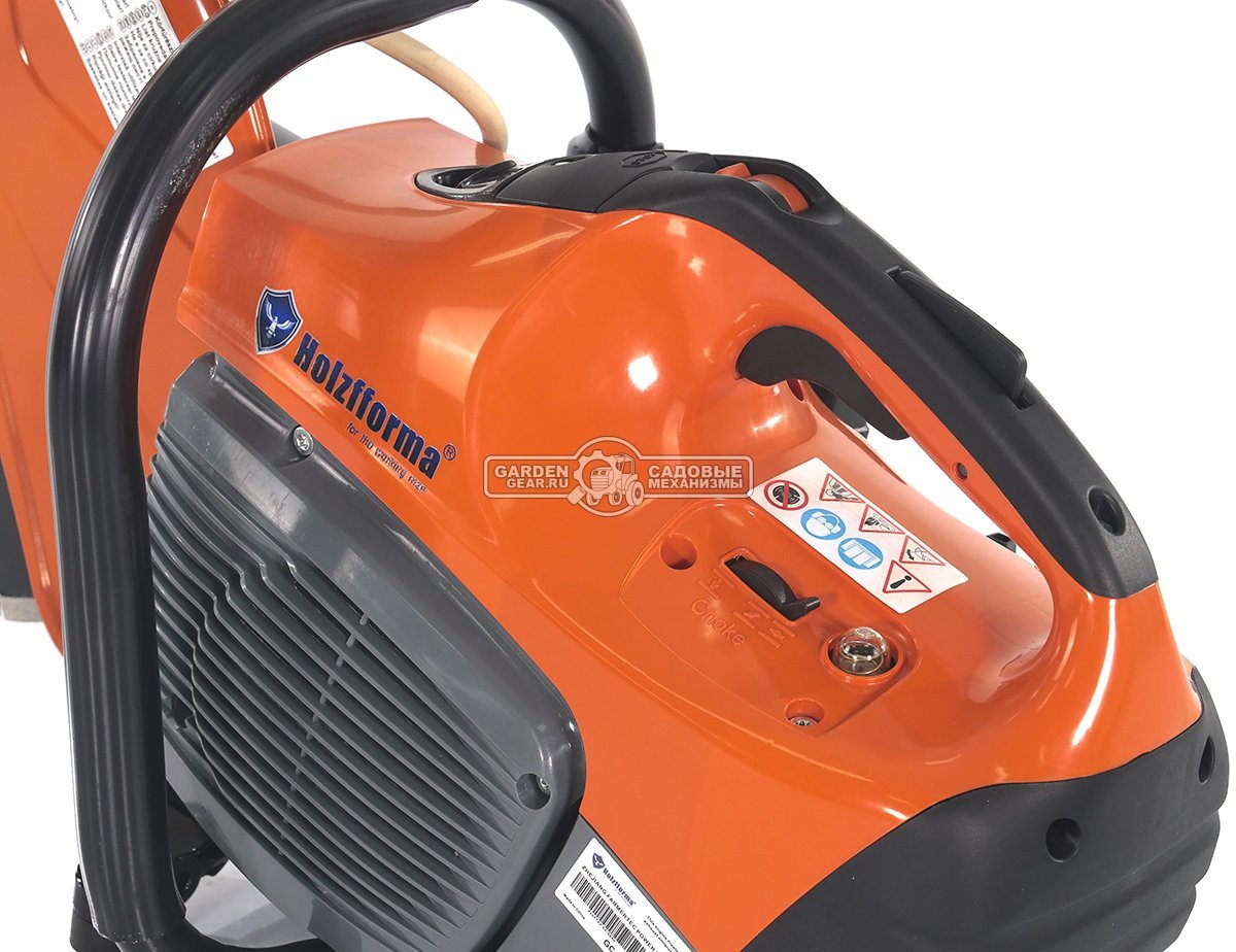 Бензорез Holzfforma GC420 14" (PRC, 66,7 см3, 3,2 кВт/4,4 л.с., диаметр круга 350 мм, глубина реза 110 мм, 9,6 кг.)