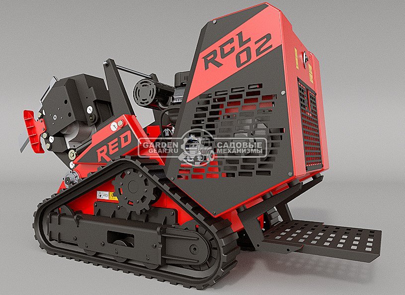 Мини-кабелеукладчик самоходный гусеничный RED RCL-02 Loncin 35 л.с., глубина укладки кабеля до 35 см., сечение кабеля до 40 мм., 3 м/мин., 900 кг.