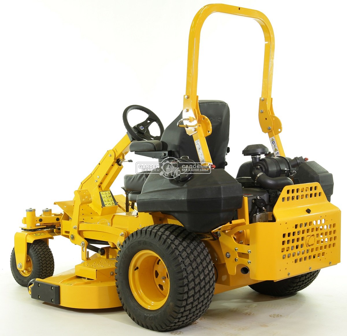 Садовый райдер Cub Cadet Z5 152 с нулевым радиусом разворота (USA, Kawasaki, V-Twin, 852 куб.см., гидростатика, ширина кошения 152 см., 680 кг.)