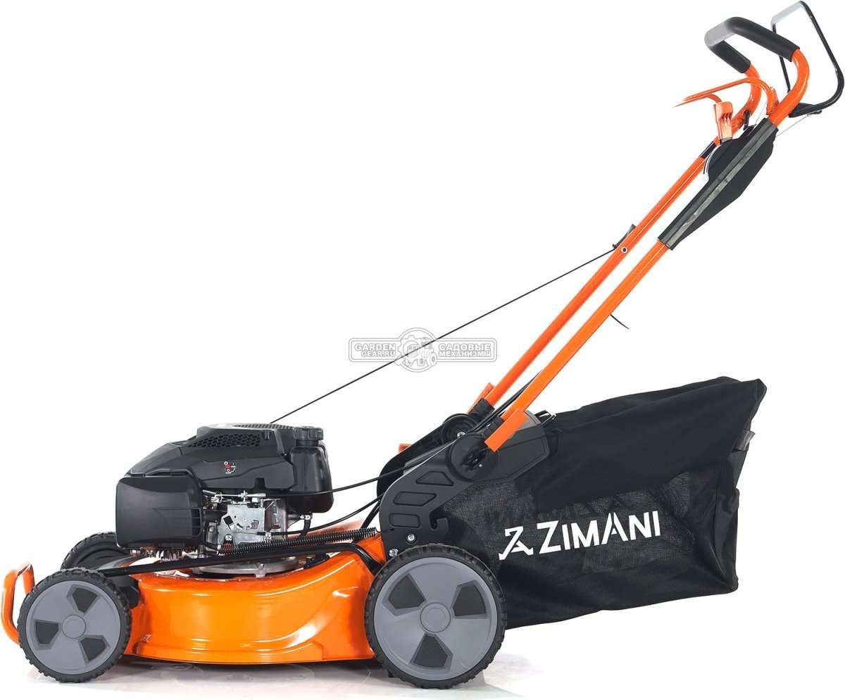 Газонокосилка бензиновая ZimAni LC548V (PRC, 48 см, Yamaha MA175, 174 см3, 3 в 1, Quattro Blade, вариатор, 80 л, 40 кг)