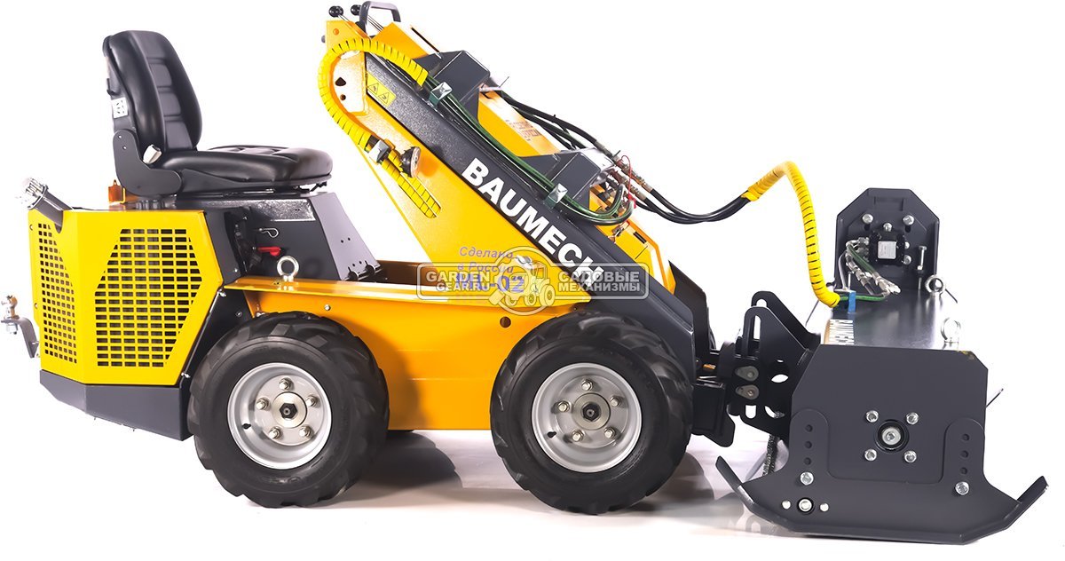 Мульчер Baumech 110 см., ротор - 380 мм., 72 Y-образных молотка, 48-93 мм., 210 кг.