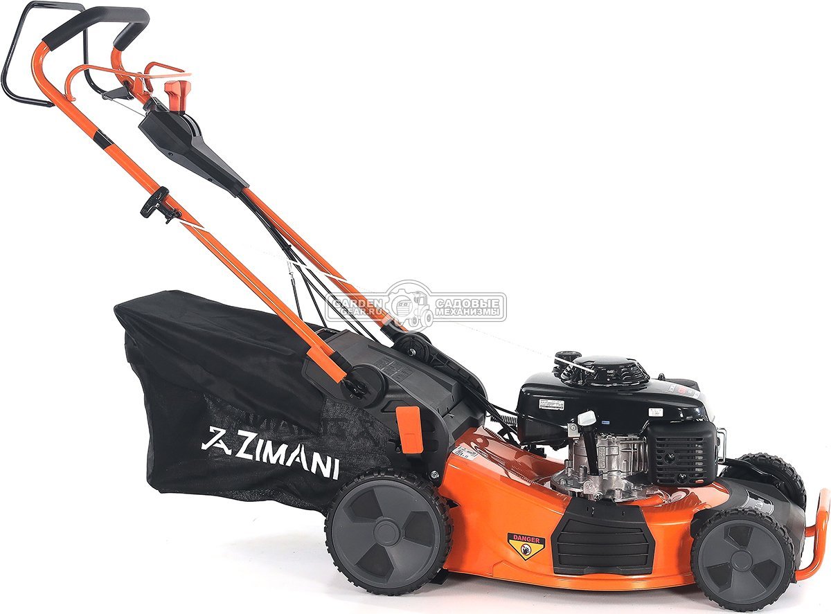Газонокосилка бензиновая ZimAni LC553HV (PRC, 53 см, Honda GXV160, 163 см3, 3 в 1, Quattro Blade, вариатор, 80 л, 46 кг)