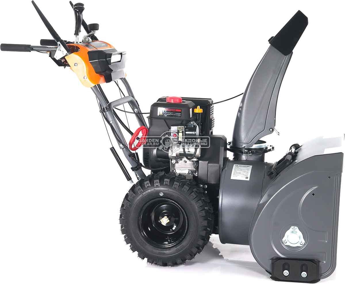 Снегоуборщик Villartec WB9071E MY2024 (PRC, 71 см, Loncin 252 см3, эл/стартер 220В, фара, подогр. рукояток, разблокировка колес, скорости 6/2, 105 кг)