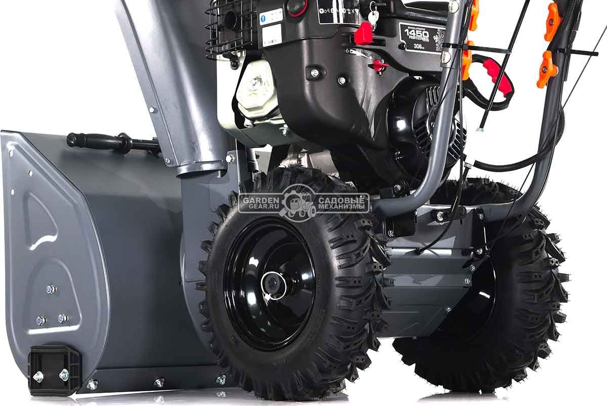 Снегоуборщик Villartec WB1070E (PRC, 70 см, B&S 306 см3, эл/стартер 220В, фара, подогрев рукояток, разблокировка колес, скорости 6/2, 109 кг)