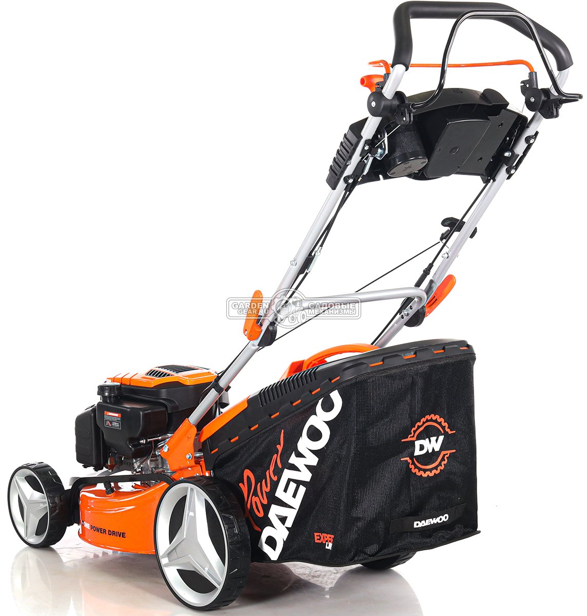 Газонокосилка бензиновая Daewoo DLM 5100SV (PRC, 50 см, Daewoo, 165 см3, вариатор, 70 л, сталь, 4 в 1, 36.9 кг)