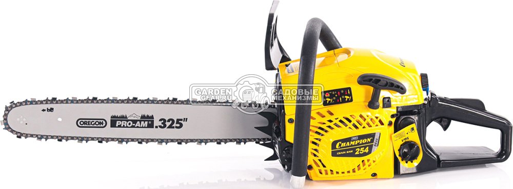 Бензопила Champion 254 18&quot; Pro (PRC, 54 см3, 2.5 кВт/3.4 л.с., 0.325&quot;-1.5-72E, 5.1 кг)