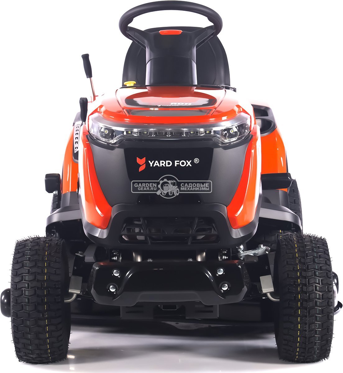 Садовый трактор Yard Fox Optima T 108 RDH (PRC, Loncin V-Twin 586 куб.см., гидростатика, травосборник 260 л, ширина кошения 108 см, 220 кг)