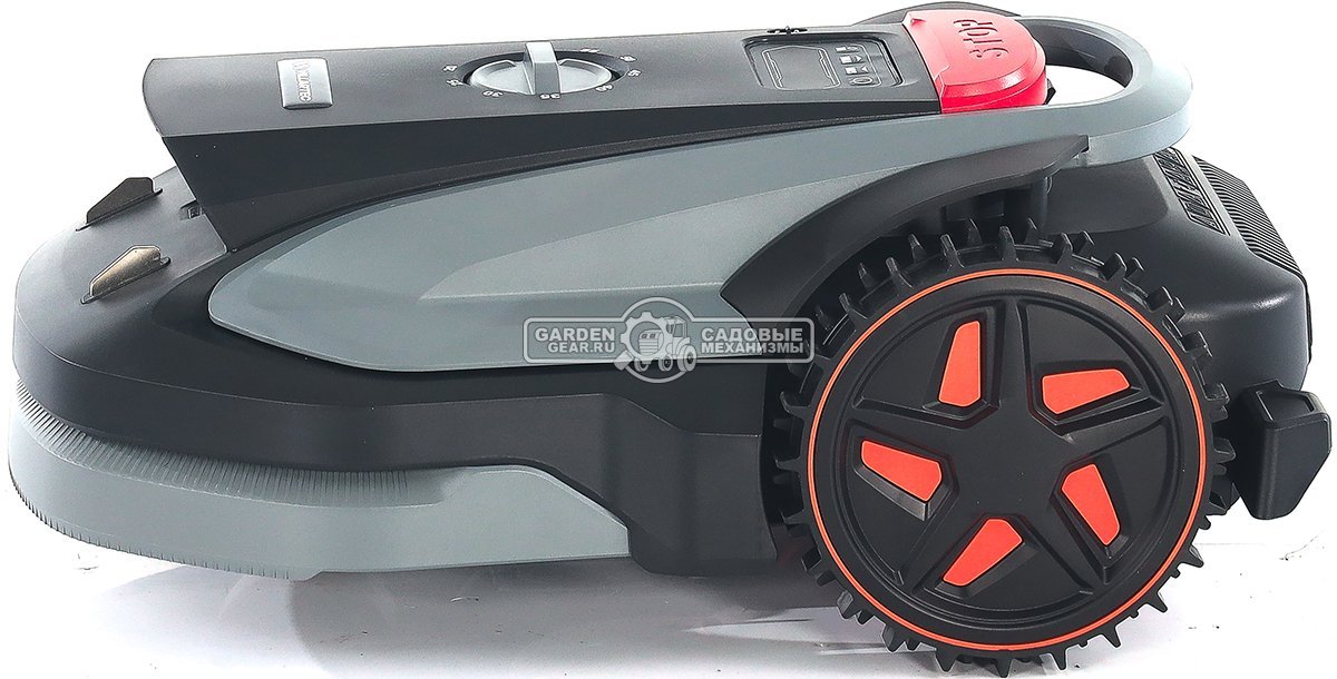 Газонокосилка робот Villartec MI 800V (площадь газона до 800 м2, беспроводной, 18 см, WI-FI, BT, 3D камера с ИИ, 20В / 4.0 Ач)