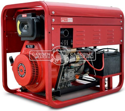 Дизельный генератор Вепрь АД 6-230-ВМ18C (RUS, 499 см3, 9.93 л/с, 6.0/6.5 кВт, электростартер, 12.5 л, 124 кг)