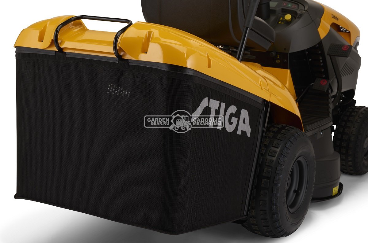 Садовый трактор Stiga Estate 792 W (ITA, Stiga ST600 Twin, 586 куб.см., гидростатика, травосборник 300 л., ширина кошения 92 см., NJ 92/102, 219 кг.)