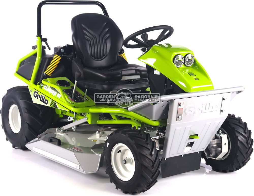 Садовый трактор для высокой травы и работы на склонах Grillo Climber 10.27 4WD (ITA, B&S 8290 CXi, 724 куб.см3, задний выброс, диффер., 98 см, 383 кг)