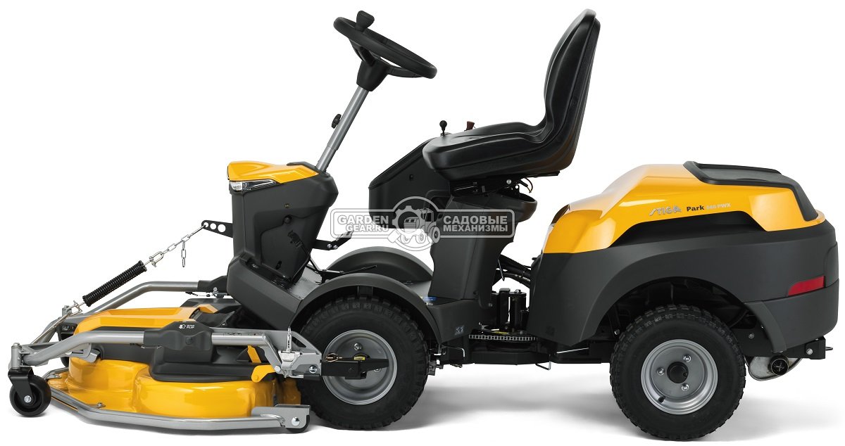 Садовый райдер Stiga Park 640 PWX 4WD без деки (ITA, Stiga ST600 V-Twin, 586 куб.см., гидростатика, Bluetooth, полный привод, 233 кг.)