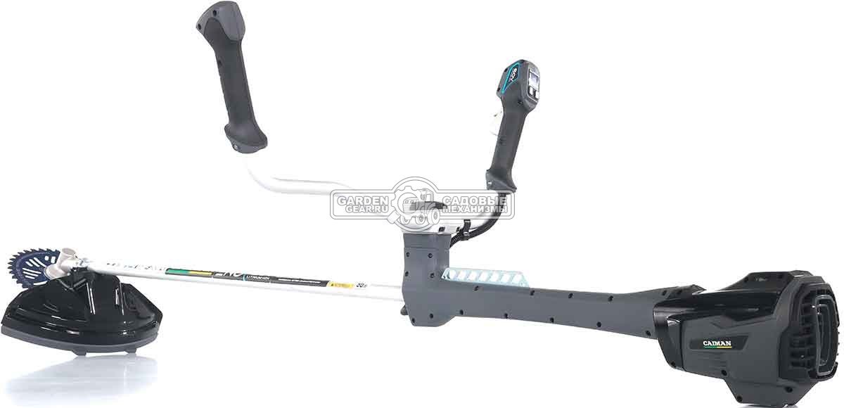 Мотокоса аккумуляторная Caiman ENO BCTXi 3 in 1 без АКБ и ЗУ (RUS, BL 60В, Maxi Connect, T-рукоятка, диск + нож 3T + леска 2.4 мм, 6.0 кг)