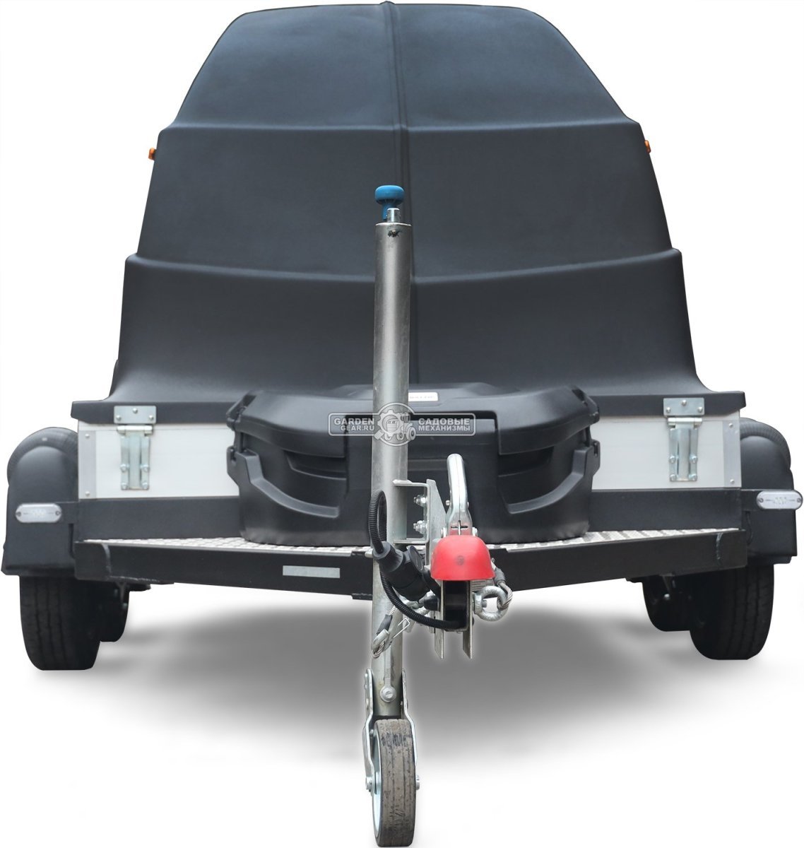 Прицеп с опускающейся платформой на пневмоподвеске Baltic Mechanic Polygon-City PC 750 Спарка для перевозки спецтехники, пневмолифт, крышка, 3500x1500