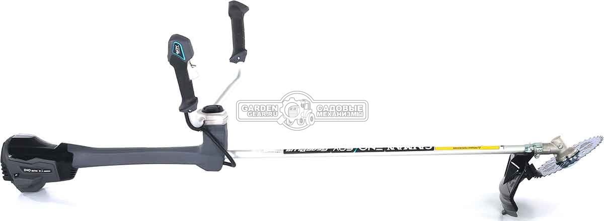 Мотокоса аккумуляторная Caiman ENO BCTXi 3 in 1 без АКБ и ЗУ (RUS, BL 60В, Maxi Connect, T-рукоятка, диск + нож 3T + леска 2.4 мм, 6.0 кг)