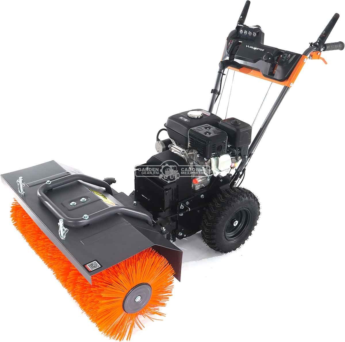 Комбимашина Villartec SW7080E с щеткой 80 см и снегоуборщиком 56 см (PRC, 7,0 л.с., 212 см3, эл/стартер, фара, скорости 5/2, 73 кг)