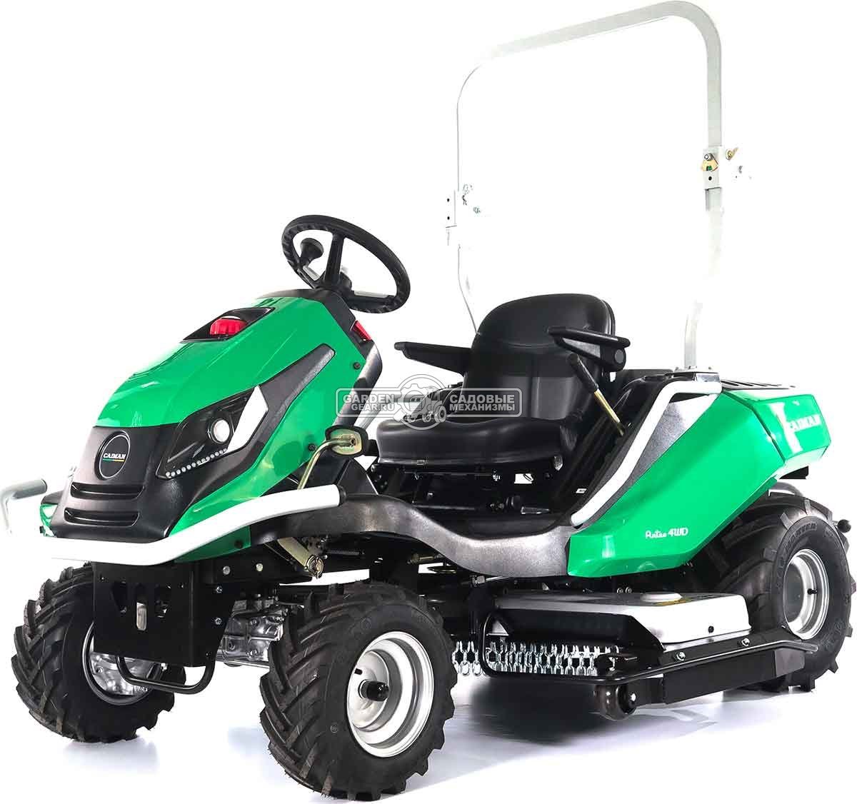 Садовый трактор для высокой травы и работы на склонах Caiman Anteo 4WD 137D2K (CZE, Kawasaki FS730 V-Twin, 726 куб.см., 132 см, дифференциал, 427 кг.)