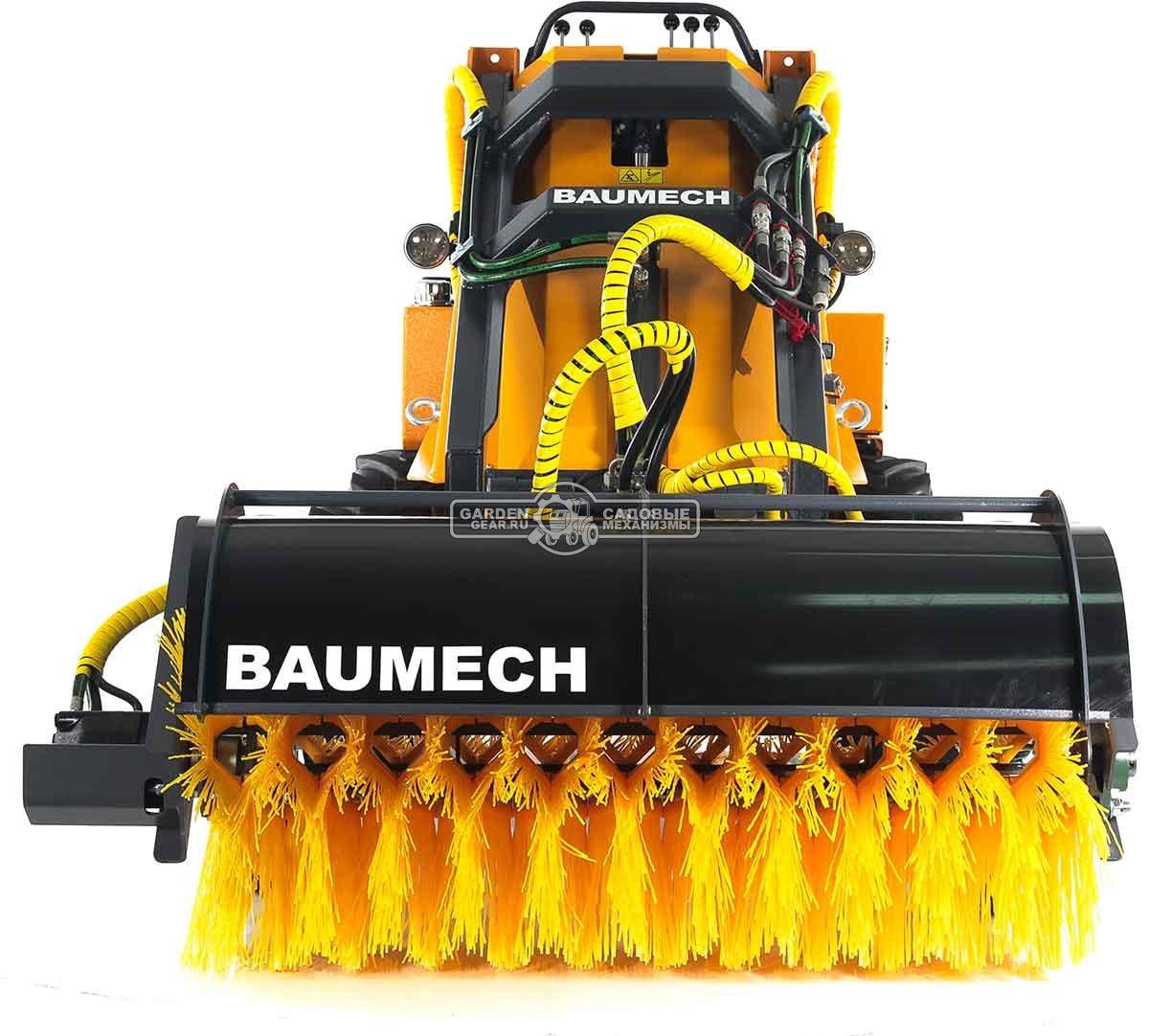 Универсальная машина мини-погрузчик Baumech ML-02 Pro + гидравлическая щётка 115 см., с двигателем Zongshen GB750 EFI V-Twin инжектор