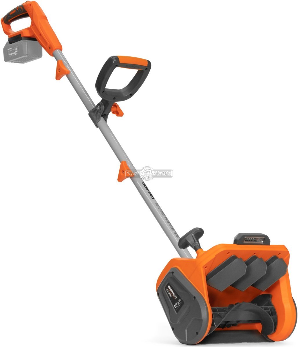 Снегоуборщик аккумуляторный / лопата Daewoo DAST 3421Li без АКБ и ЗУ (PRC, BL 21В, ширина 34 см, 4.3 кг)