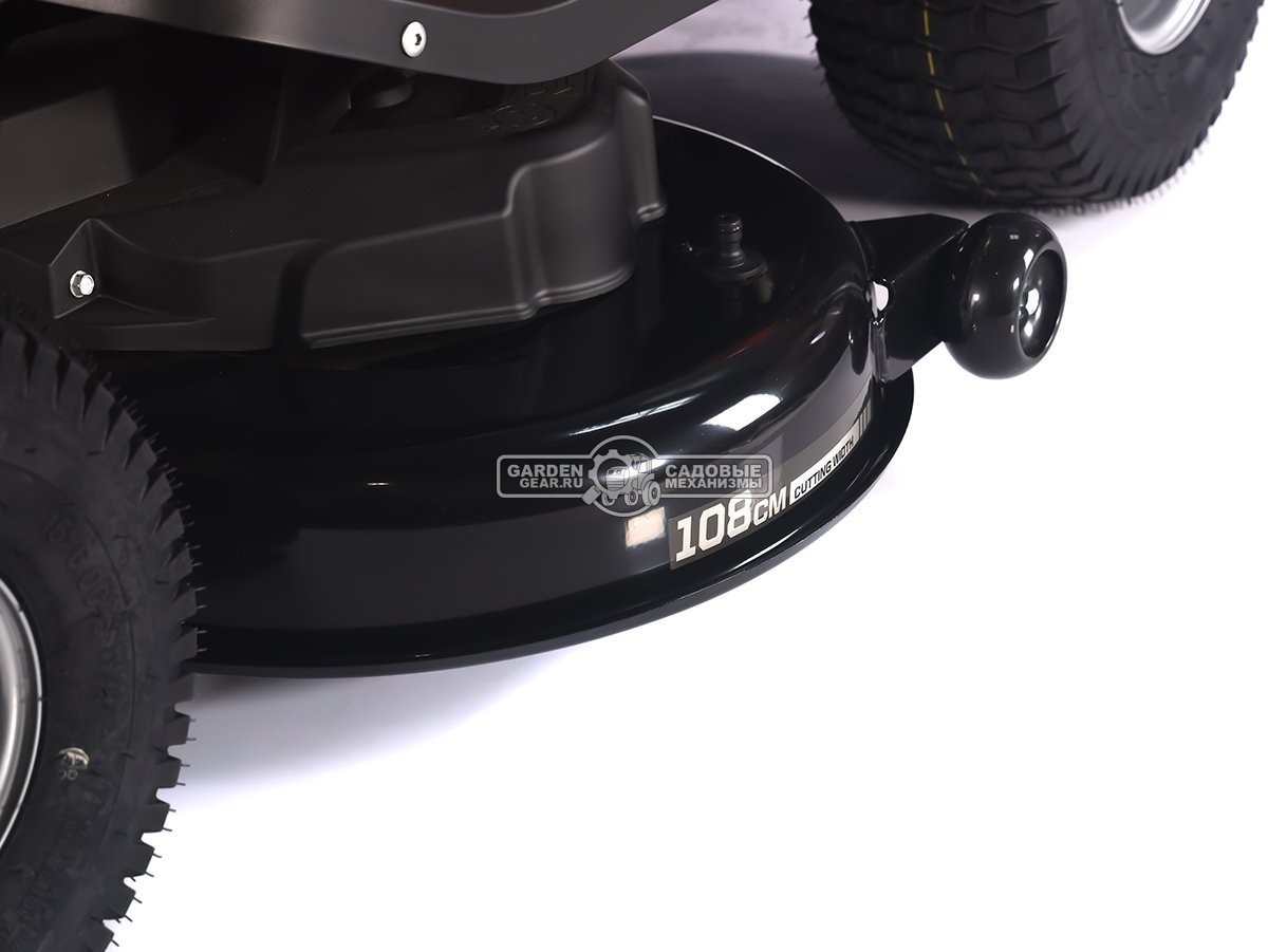 Садовый трактор Yard Fox Optima T 108 RDH (PRC, Loncin V-Twin 586 куб.см., гидростатика, травосборник 260 л, ширина кошения 108 см, 220 кг)