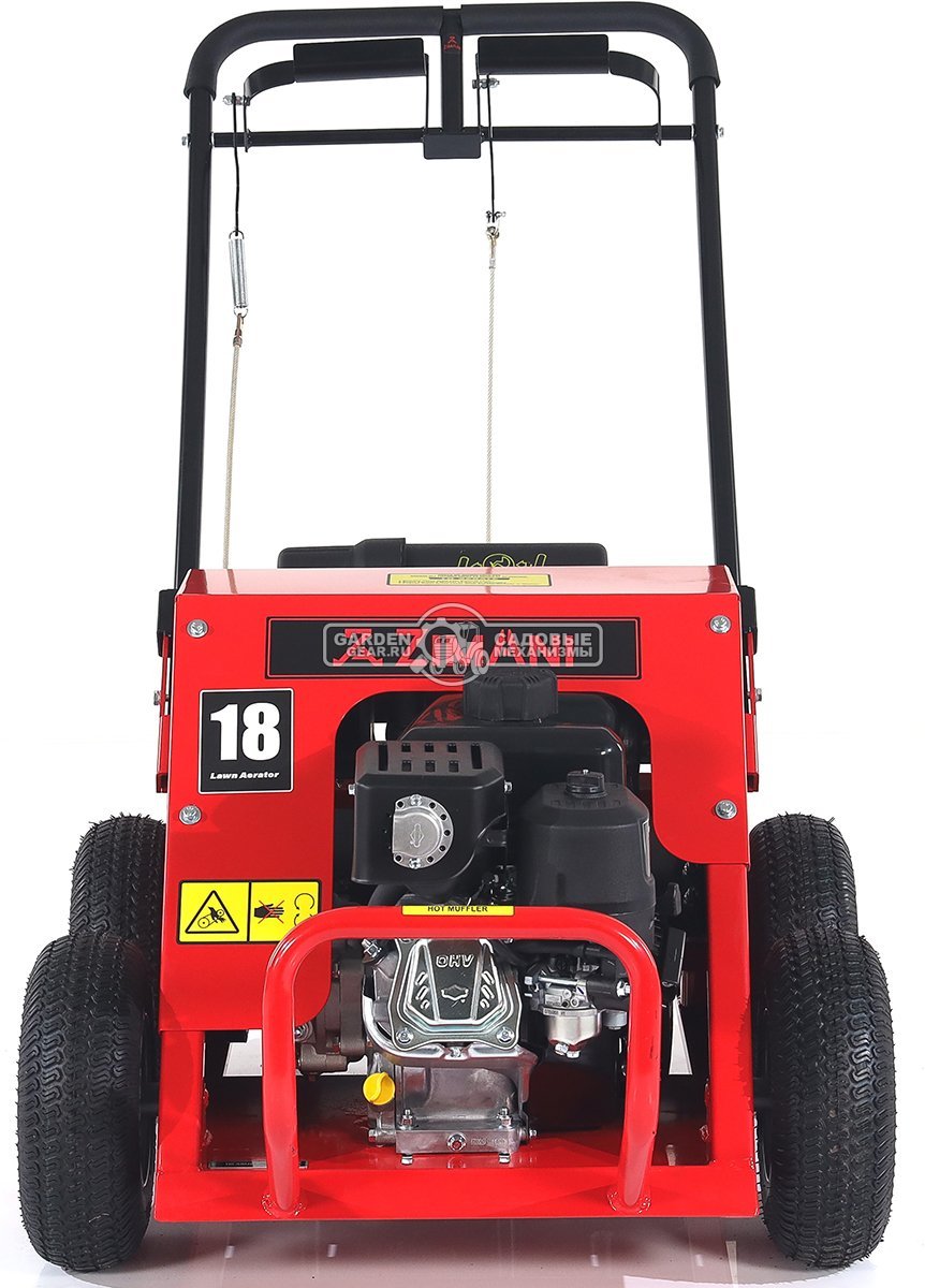 Аэратор бензиновый Zimani Lawn Core 18 (PRC, 48 см, B&S XR 6.5 л.с., сталь, пустотелые трубки, 100 кг)