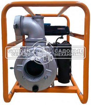 Мотопомпа бензиновая Villartec GP100 для чистой воды (PRC, 223 куб.см., 106 м3/час, 4", 26 м, 30,5 кг)