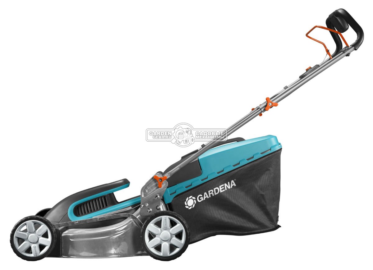 Газонокосилка аккумуляторная Gardena PowerMax Li-40/41 с АКБ 2.6 А/ч и ЗУ (PRC, Li-ion 40В, 41 см, 50 л, 21.8 кг)