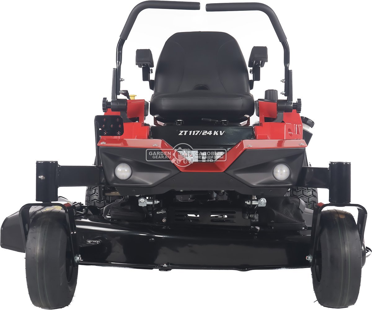 Садовый райдер Oleo-Mac ZT 117/24 KV с нулевым радиусом разворота (ITA, Emak K 2400 V-Twin, 708 куб.см., гидростатика, ширина кошения 117 см, 245 кг)